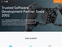 Tablet Screenshot of n-ix.com